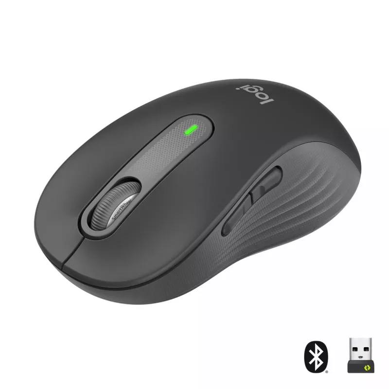 LOGITECH Signature M650 L juhtmevaba hiir – suurtele kätele – paremakäeline – grafiit
