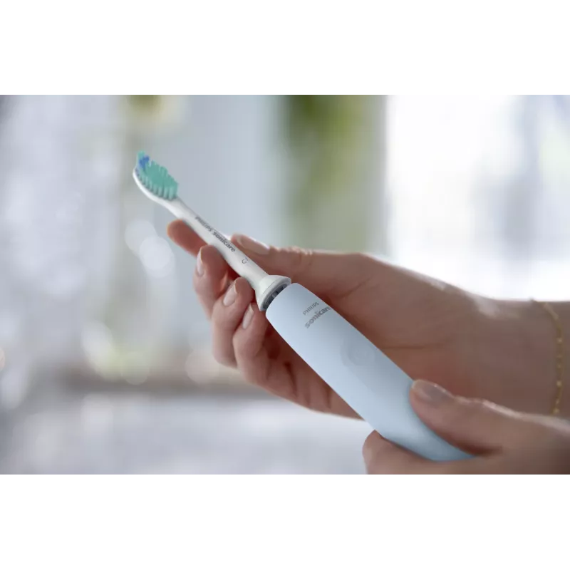 Sonic elektriline hambahari Philips HX3651/12 — pehme režiim, sisseehitatud Li‑Ion aku, 1 harjapea, valge/sinine