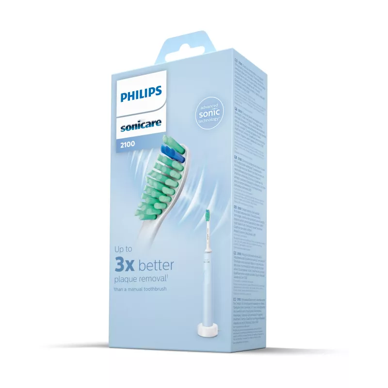 Sonic elektriline hambahari Philips HX3651/12 — pehme režiim, sisseehitatud Li‑Ion aku, 1 harjapea, valge/sinine
