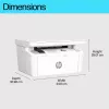 Multifunktsionaalne laserprinter HP LaserJet MFP M140w — Mono, 20 ppm, 600×600 DPI, A4, Wi‑Fi, Ethernet, Valge