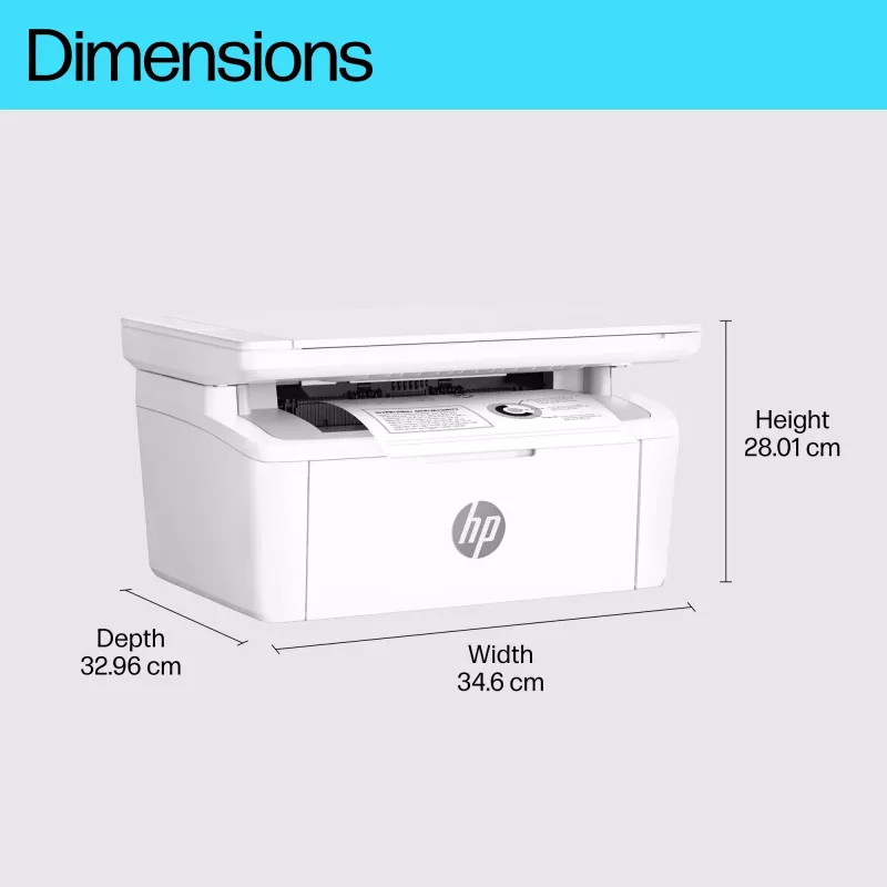 Multifunktsionaalne laserprinter HP LaserJet MFP M140w — Mono, 20 ppm, 600×600 DPI, A4, Wi‑Fi, Ethernet, Valge
