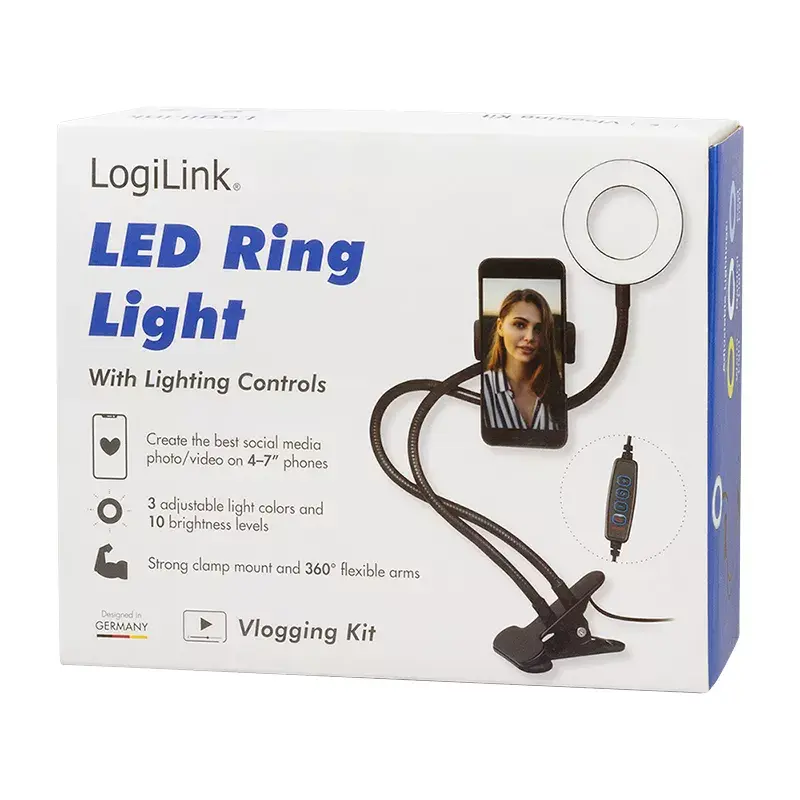 Valgustusrõngas LogiLink AA0150 24 LED