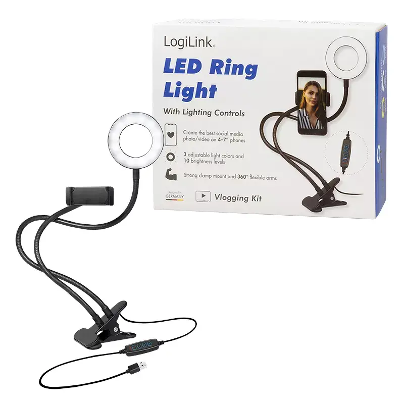 Valgustusrõngas LogiLink AA0150 24 LED