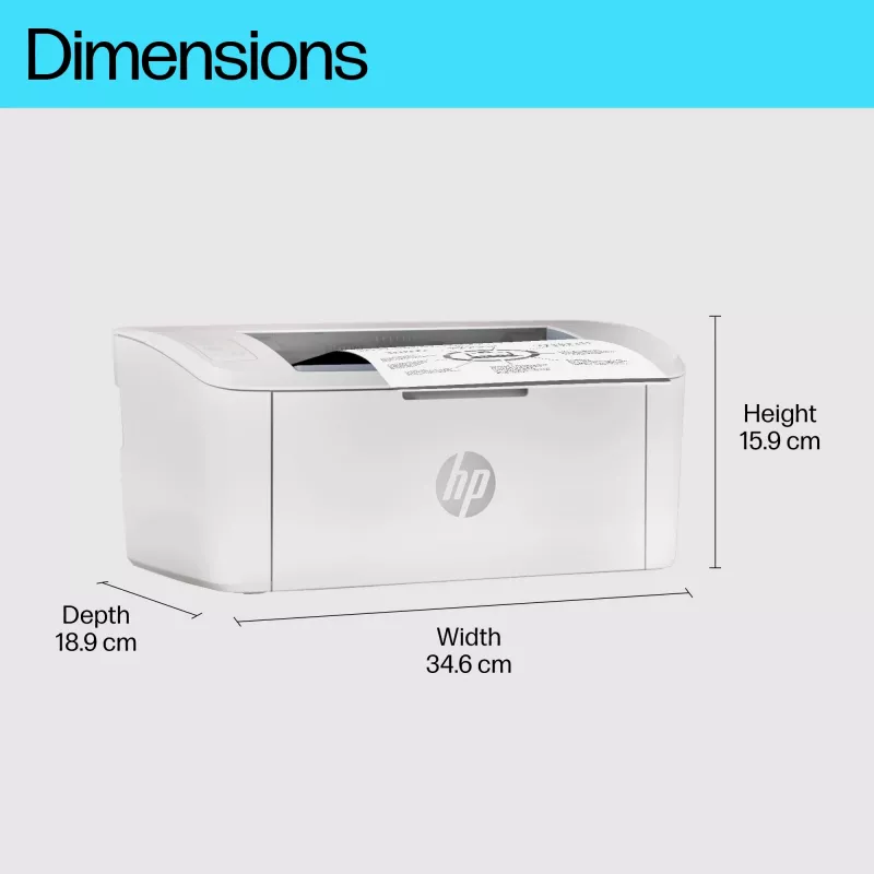 HP LaserJet M110w Printer, Laser, 600 x 600 DPI, A4, 20 ppm, Network ready, White