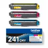 Toonerikomplekt Brother TN241CMY 2200 lehekülge Tsüaan magenta Kollane