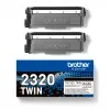 Tonerikassett Brother TN-2320TWIN 2600 lehekülge Must