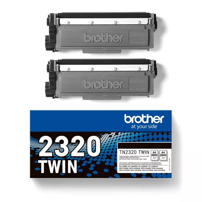 Tonerikassett Brother TN-2320TWIN 2600 lehekülge Must