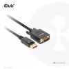 DisplayPort to VGA kaabel M/M CLUB3D CAC-1012 2m