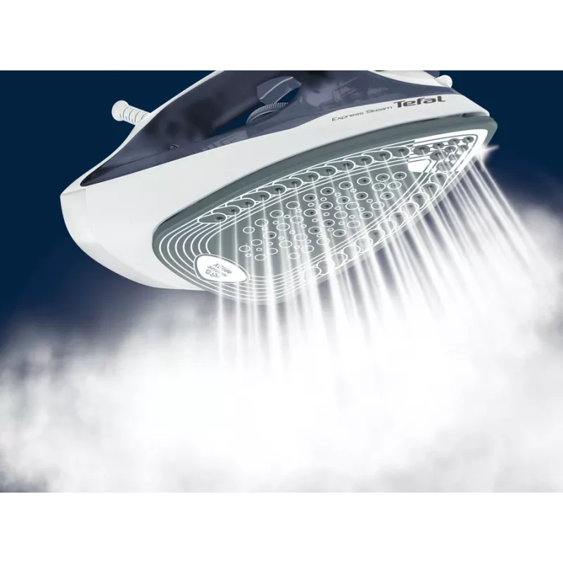 Tefal Express Steam FV2837 kuiv- ja aurutriikraud Cerilium tallaga 2400 W sinine, hall, valge