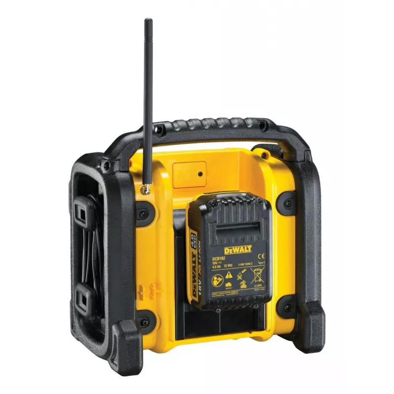 DEWALT juhtmeta liitium-ioon DAB+/FM kompaktraadio – ainult seade