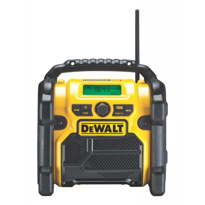 DEWALT juhtmeta liitium-ioon DAB+/FM kompaktraadio – ainult seade