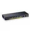 Zyxel GS1900-10HP hallatav L2 Gigabit Ethernet (10/100/1000) Power over Ethernet (PoE) must