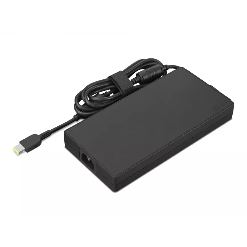 Toiteadapter Lenovo GX21F23046 — sülearvuti adapter, 300 W, 100–240 V, DC/AC, must, AC- ja DC-kaablid, 200×100×25,4 mm, 0,18 m kaabel