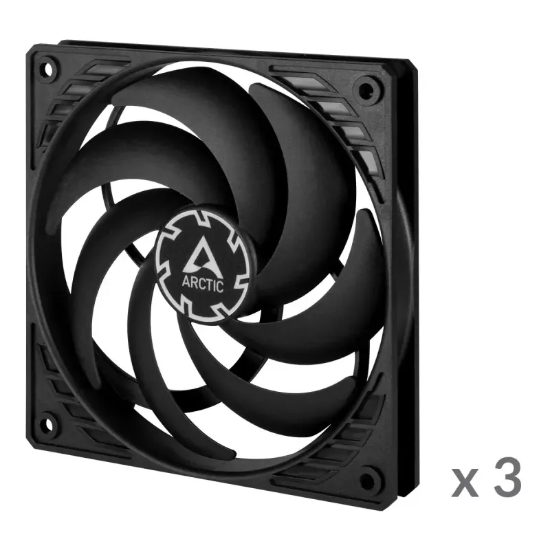 ARCTIC P12 Slim PWM PST rõhuoptimeeritud 120 mm PWM ventilaator integreeritud Y-kaabliga