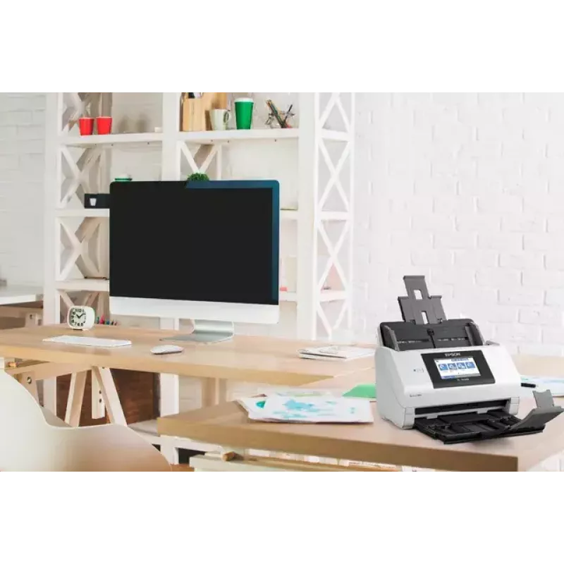 Epson WorkForce DS-790WN Lehtsööturiga skanner 600 x 600 DPI A4 Must, Valge