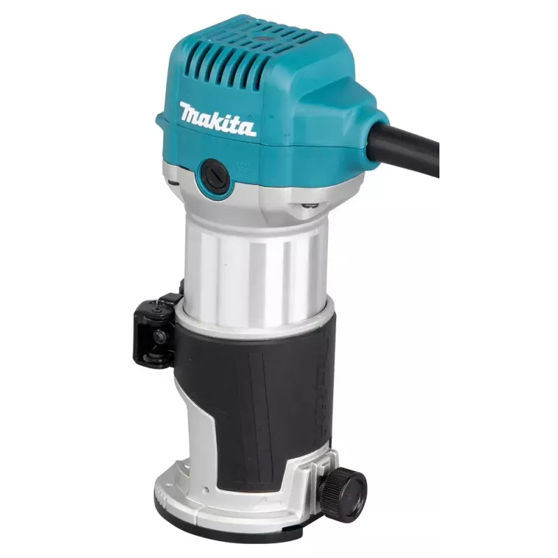 Makita RT0702CX2J frees — 710 W, 10 000–34 000 p/min, 8 mm tsang, 0–40 mm sügavus, 1,8 kg