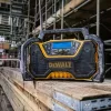 Kaasaskantav raadio DeWALT DCR029-QW DAB FM, vahelduv-/alalisvoolutoide, Bluetooth, USB-laadimine, ekraan, must/kollane
