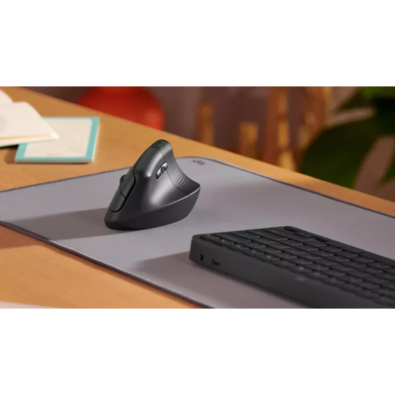 LOGITECH Lift vertikaalne ergonoomiline hiir - paremakäeline - juhtmevaba - grafiitmust