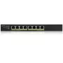 Zyxel GS1915-8EP Hallatav L2 Gigabit Ethernet (10/100/1000) Power over Ethernet (PoE) Must