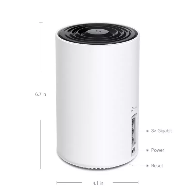 TP-Link Deco XE75 (3 tk) AXE5400 kolmeribaline Wi-Fi 6E Mesh-süsteem