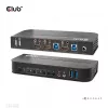 KVM-lüliti CLUB3D CSV-1382 kahe HDMI 4K 60Hz USB