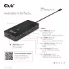 CLUB3D Type-C 7-in-1 jaotur 2x HDMI, 2x USB Gen1 Type-A, 1x RJ45, 1x 3.5mm heli, 1x USB Gen1 Type-C 100W emane port