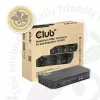 CLUB3D DisplayPort/HDMI KVM-lüliti kahele DisplayPort 4K 60Hz
