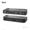 CLUB3D DisplayPort/HDMI KVM-lüliti kahele DisplayPort 4K 60Hz