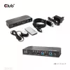 CLUB3D DisplayPort/HDMI KVM-lüliti kahele DisplayPort 4K 60Hz