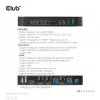 CLUB3D DisplayPort/HDMI KVM-lüliti kahele DisplayPort 4K 60Hz