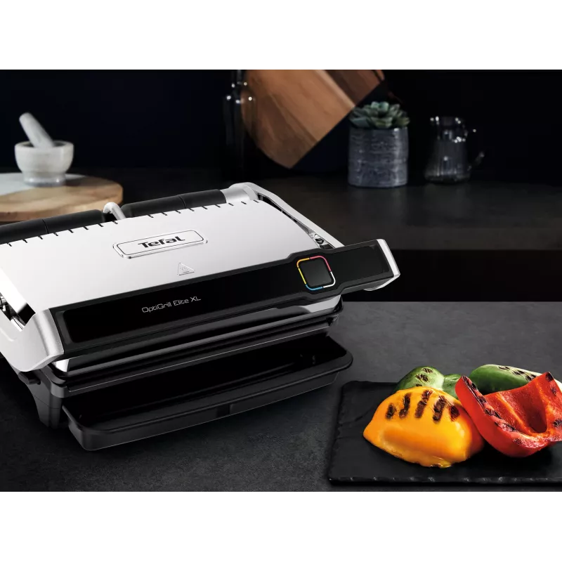 Kontaktgrill Tefal OptiGrill Elite XL GC760D Roostevaba teras 2200W