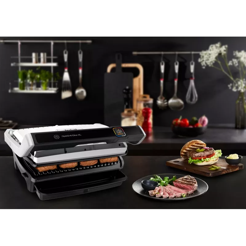 Kontaktgrill Tefal OptiGrill Elite XL GC760D Roostevaba teras 2200W