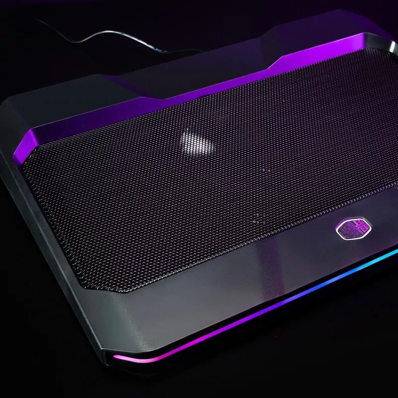 Cooler Master NotePal X150 Spectrum sülearvuti jahutusalus kuni 17-tollistele, 4-pordilise USB-jaoturiga