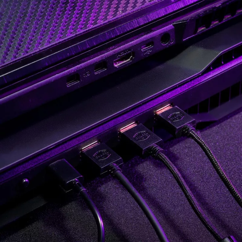 Cooler Master NotePal X150 Spectrum sülearvuti jahutusalus kuni 17-tollistele, 4-pordilise USB-jaoturiga