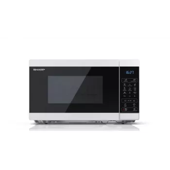 Sharp YC-MG02E-W mikrolaineahi sinine, valge, töölauale, 20 L, 800 W