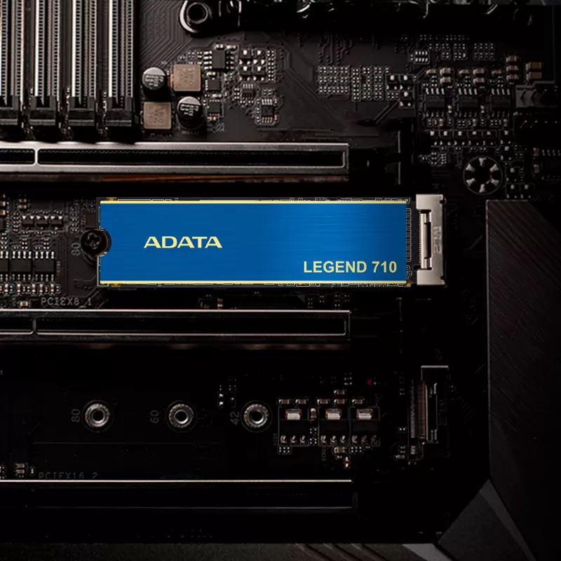 SSD M.2 ADATA LEGEND 710 512GB NVMe PCIe 3.0 x4, 2400/1000 MB/s, 3D NAND, AES-256, TBW 130
