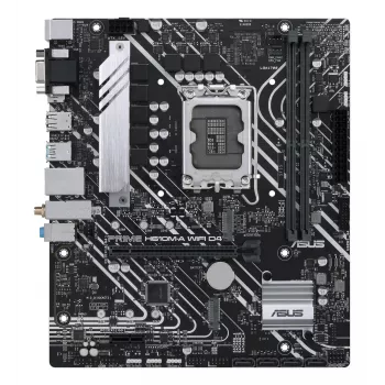 Emaplaat ASUS PRIME H610M-A WIFI D4 — Intel H610, LGA1700, micro ATX, DDR4, 2x DIMM, Wi‑Fi 5, Bluetooth 5.0, 2x M.2, HDMI 2.1, DP 1.4