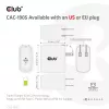 CLUB3D Travel Charger 65W GAN tehnoloogia, üks USB USB-C port, Power Delivery (PD) 3.0 tugi