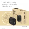 CLUB3D Travel Charger 65W GAN tehnoloogia, üks USB USB-C port, Power Delivery (PD) 3.0 tugi