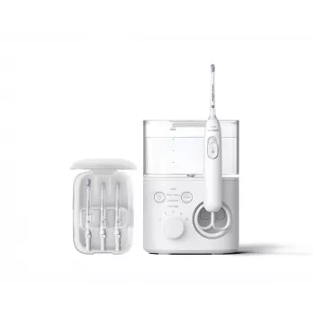 Suuloputus Philips Power Flosser 7000 HX3911/40, akutoitega, valge, universaalne vahelduvvoolulaadija