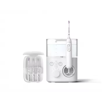 Suuloputus Philips Power Flosser 7000 HX3911/40, akutoitega, valge, universaalne vahelduvvoolulaadija