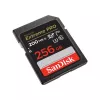 SDXC mälukaart SANDISK Extreme PRO 256 GB UHS‑I U3 V30 Class 10 — lugemine 200 MB/s, kirjutamine kuni 140 MB/s, põrutuskindel