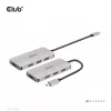 CLUB3D 4-pordine USB-A jaotur USB-C jaoks – 10 Gbps kiire andmeedastus