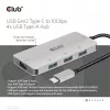 CLUB3D 4-pordine USB-A jaotur USB-C jaoks – 10 Gbps kiire andmeedastus