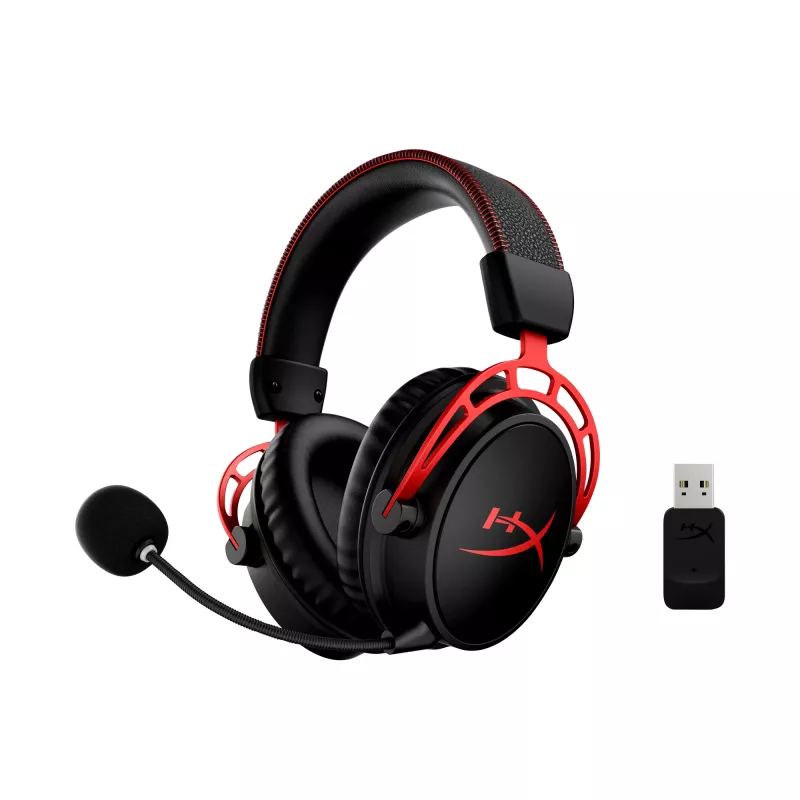 HyperX Cloud Alpha - juhtmevabad mänguripeakomplektid (must-punane)
