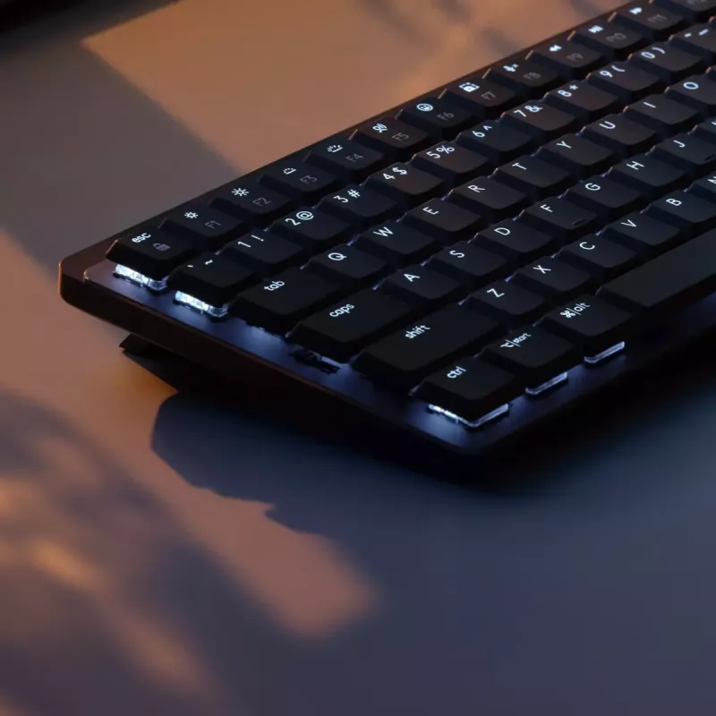 LOGITECH Mx Mechanical Mini Minimalistlik juhtmevaba valgustatud klaviatuur - Graphite Tactile Quiet Qwerty US/Int'l