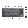 LOGITECH Mx Mechanical Mini Minimalistlik juhtmevaba valgustatud klaviatuur - Graphite Tactile Quiet Qwerty US/Int'l