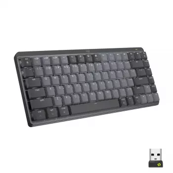 LOGITECH Mx Mechanical Mini Minimalistlik juhtmevaba valgustatud klaviatuur - Graphite Tactile Quiet Qwerty US/Int'l