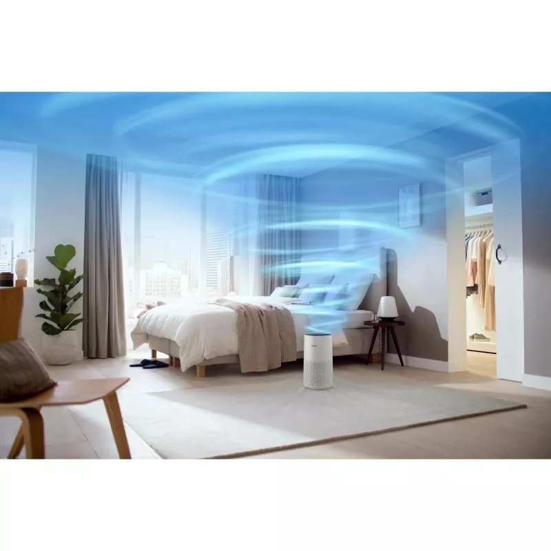 Philips 1000 seeria AC1715 78 m² 50 dB 27 W Must, Valge