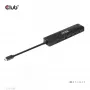 CLUB3D USB Gen1 Type-C, 6-in-1 jaotur HDMI 8K30Hz, 2xUSB Type-A, RJ45 ja 2xUSB Type-C, andme- ja PD laadimine 100 vatti